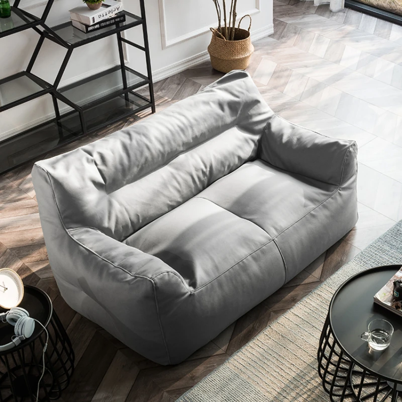 

Double Bean Bag Tatami Small Apartment Living Room Bedroom Study Balcony Recliner Technology Cloth Sofa