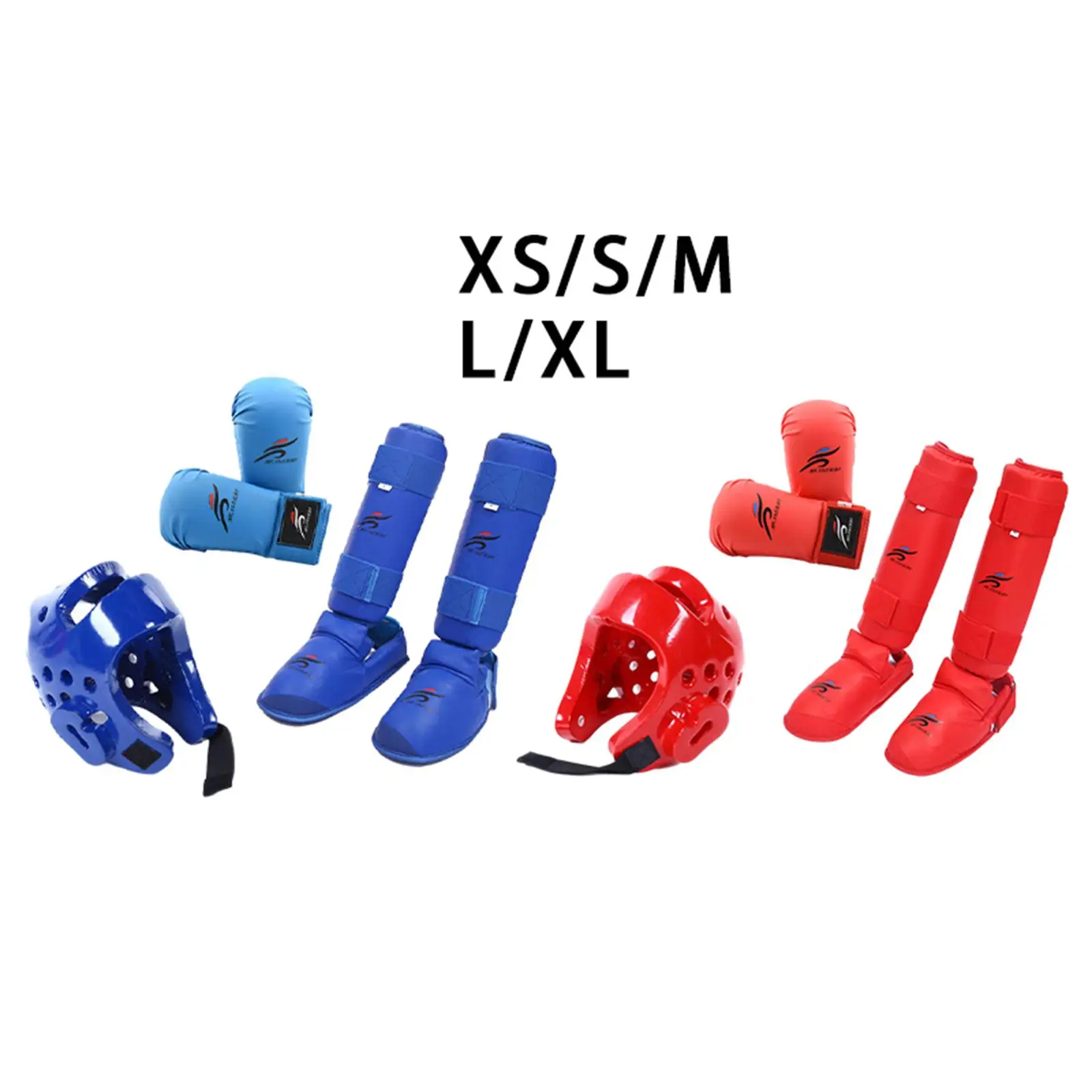 Комплект снаряжения для спарринга по тхэквондо тренировочный боксерский