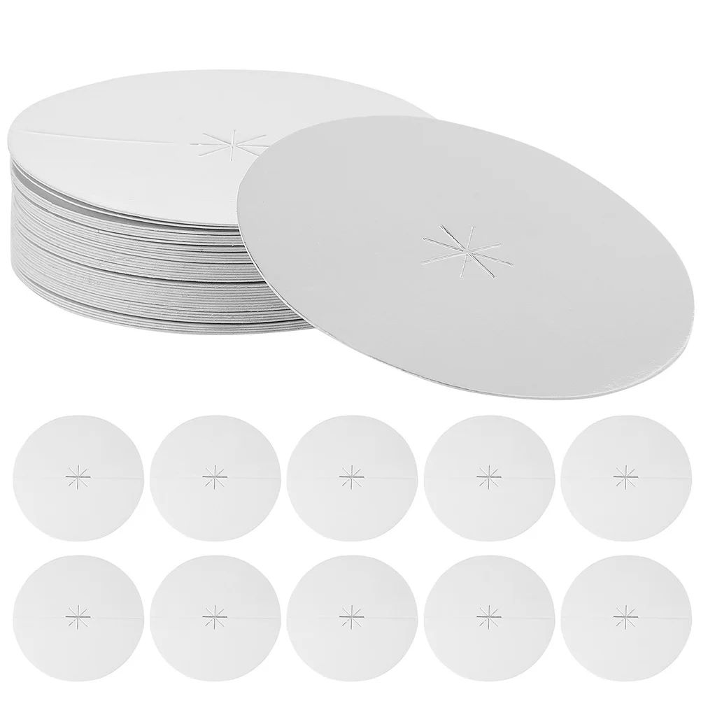 

Drip Protector Holder Paper Vigil Protectors Service Holders Candlelight Catcher Bobeches Disposable Protective Disc Candlestick