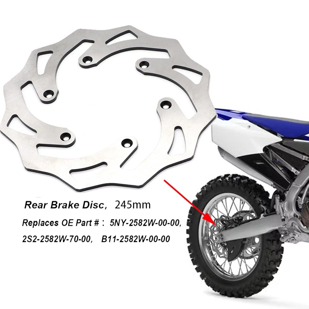 Фото Задний тормозной диск для YAMAHA WR 125 250 02-07, WR 250F 426F WR450F 02-18, YZ125 250 YZ250F FX 450FX 02-18, YZ450F 426F 01-17 №3