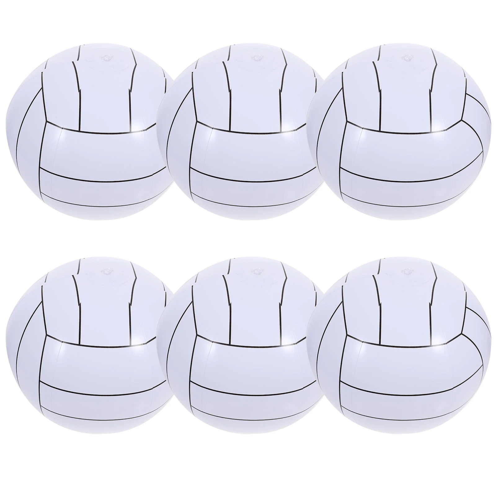 

1 Set of Beach Balls Swimming Inflatable Balls Party Playing Inflatable Balls Water Pool Toys