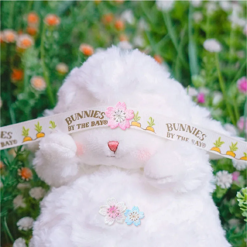 Симпатичные наклейки с вышивкой вишневого цвета для сумок одежды чехлы