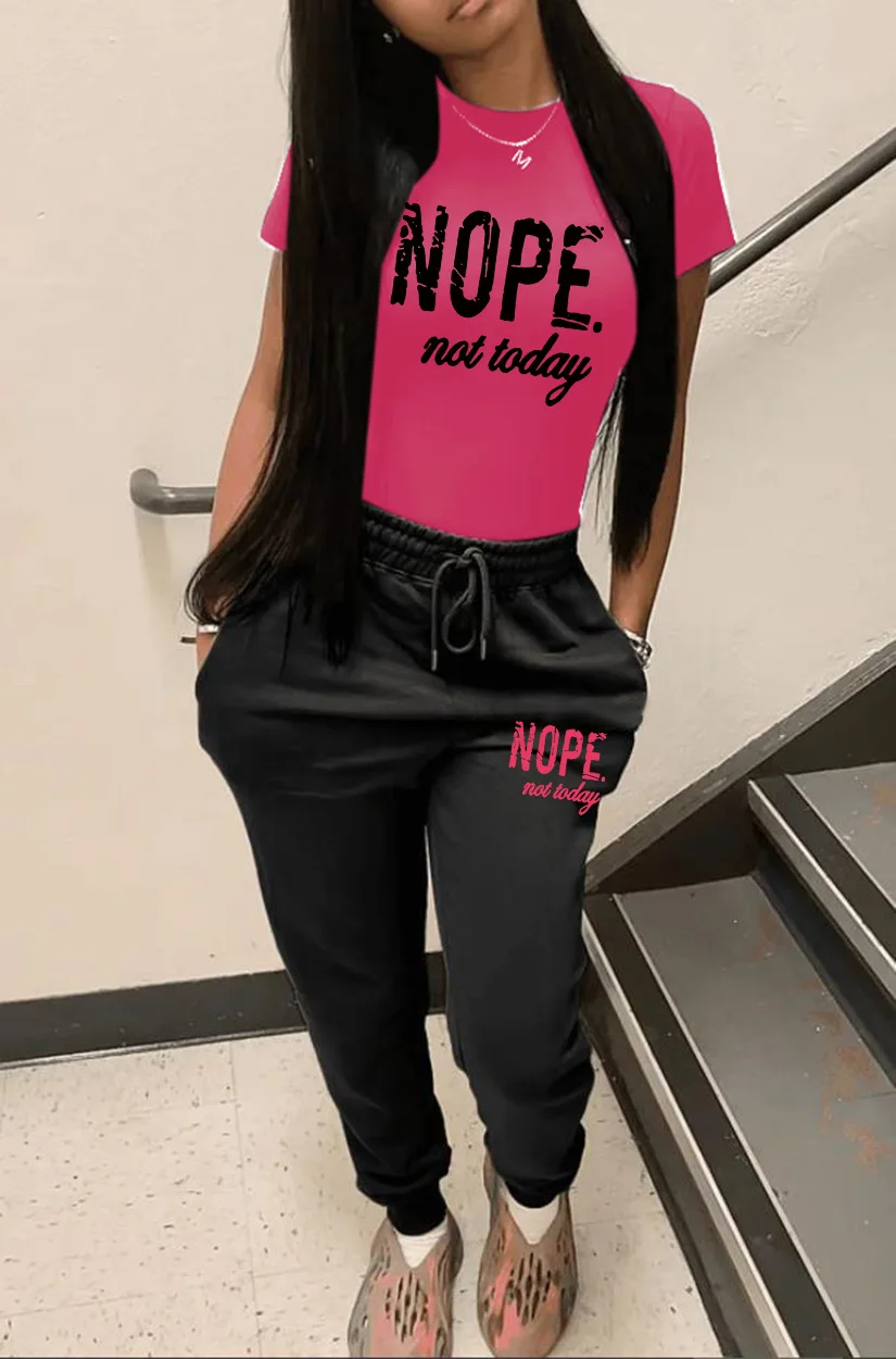 

Z0138осень-зима женские новые повседневные спортивные брюки с принтом костюм с коротким рукавом модный трендовый уличный стиль