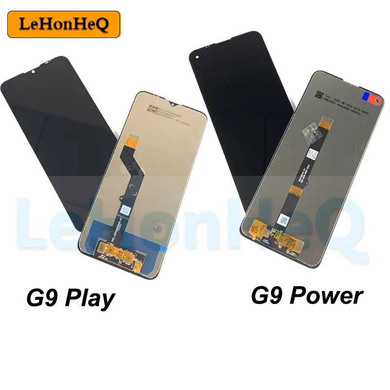 Оригинальный ЖК-дисплей для Motorola G9 Play ЖК-экран сенсорный дигитайзер в сборе Moto Plus