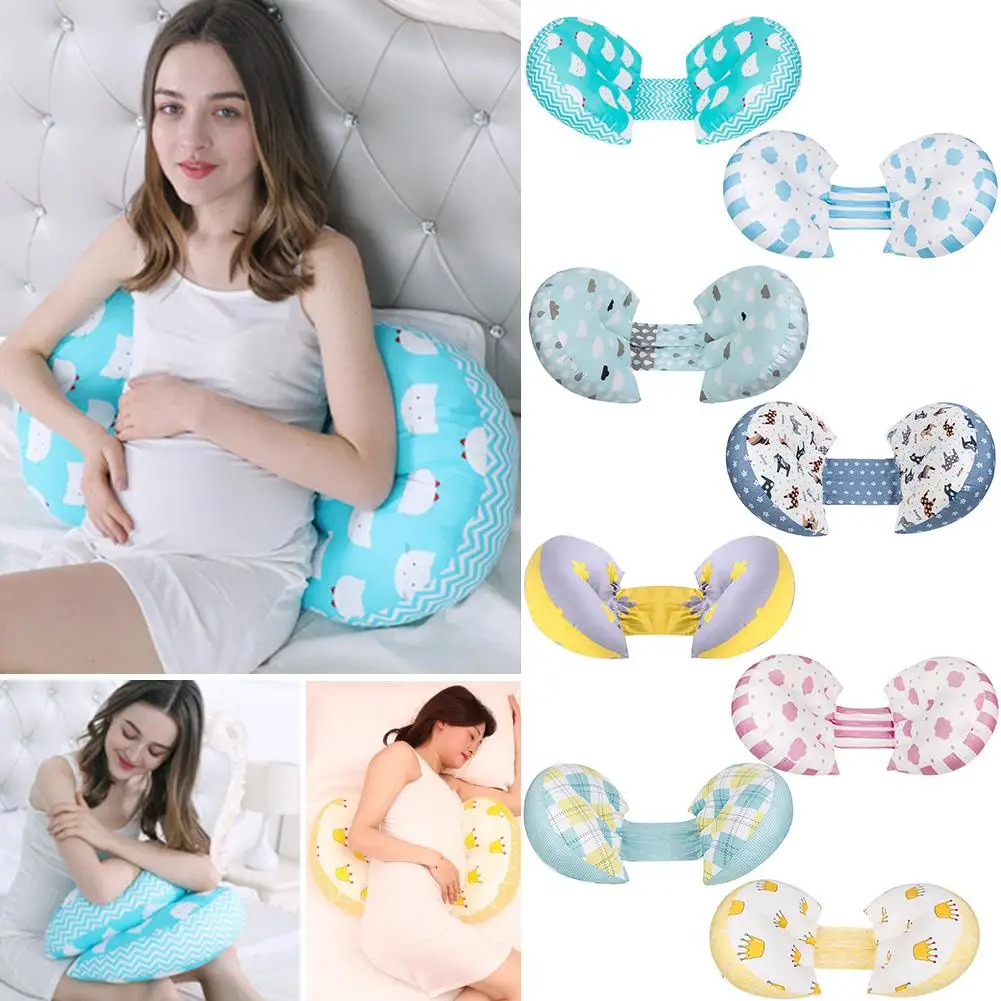 

Multifunction U-Shape Maternity Pillow Cotton Butterfly Shape Multi-function for Pregnancy Support Side Sleeper Pillow