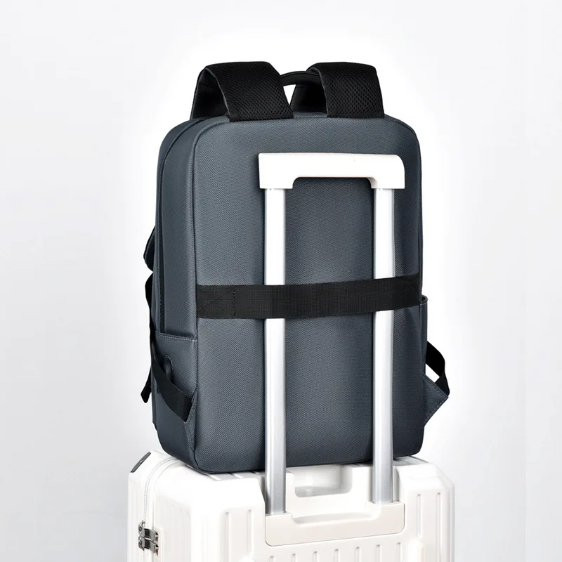 TSA Friendly унисекс тонкий натуральный рюкзак для ноутбука 15 6-дюймовый деловой умный