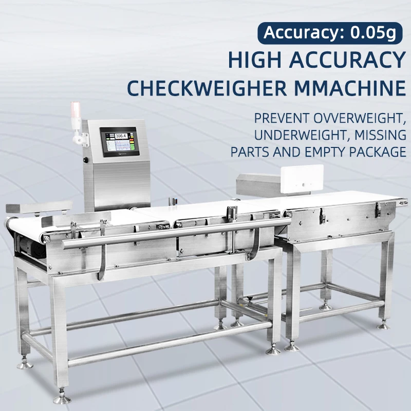 

High Accuracy Conveyor Online Small Range Checkweigher Factory