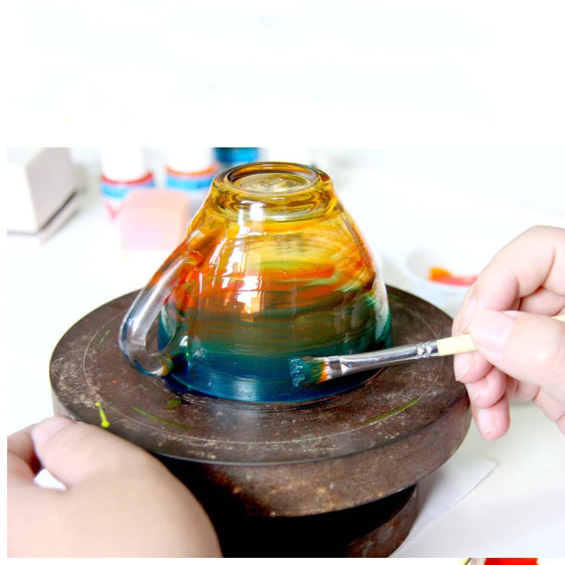 Стеклянные/керамические краски сделай сам для рисования водонепроницаемые не