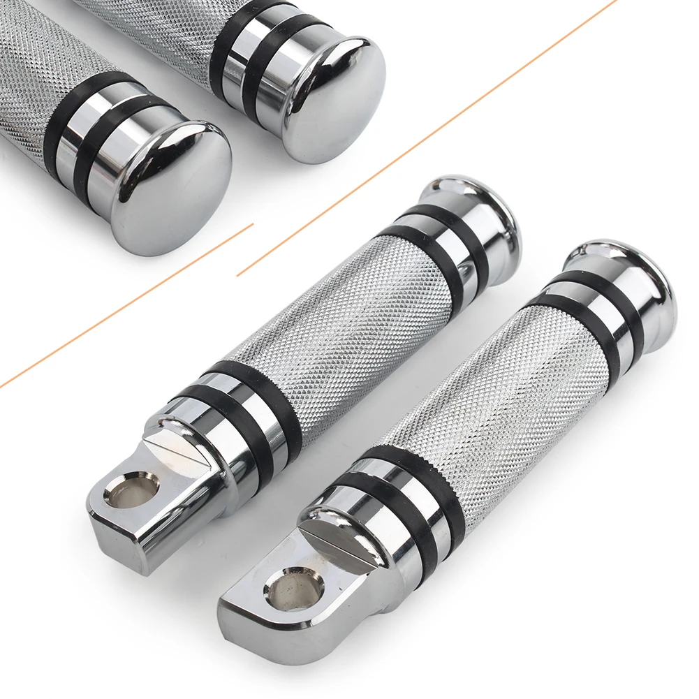 Алюминиевые подножки для мотоцикла с ЧПУ H-D подходят Harley Davidson Chrome 1 пара