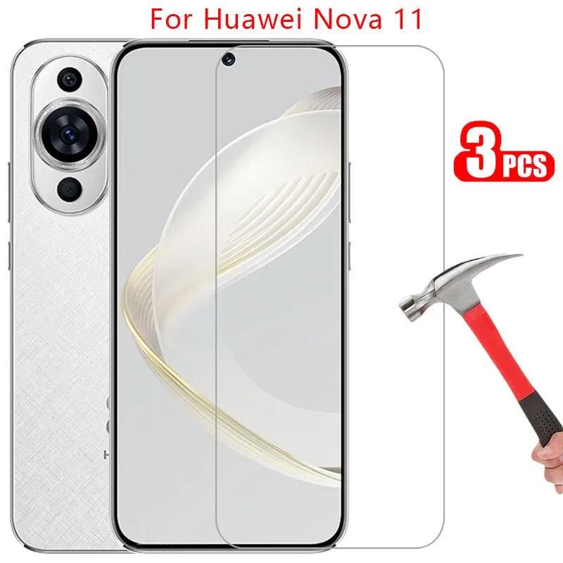 Защитное закаленное стекло для huawei nova 11 защитная пленка экрана телефона nova11 9