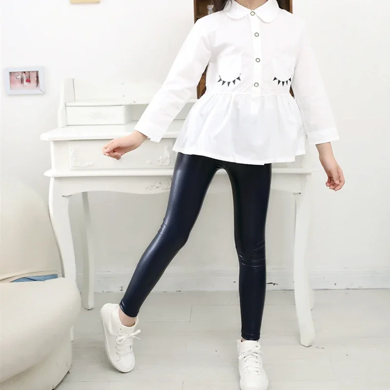 Женские леггинсы демисезонные детские облегающие брюки детская одежда