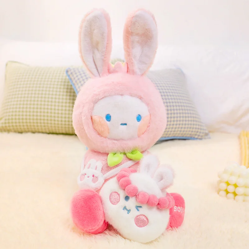 

and BOBO COCO Pomegranate Bunny Polyester Fiber Plush Toy