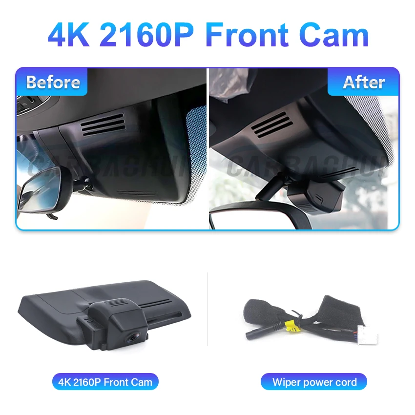 

Видеорегистратор для Honda CR-V CRV CR V 5 5-го поколения 2017 2018 2019 2020 2021 2022, Plug and Play 4K OEM Автомобильный видеорегистратор WIFI APP