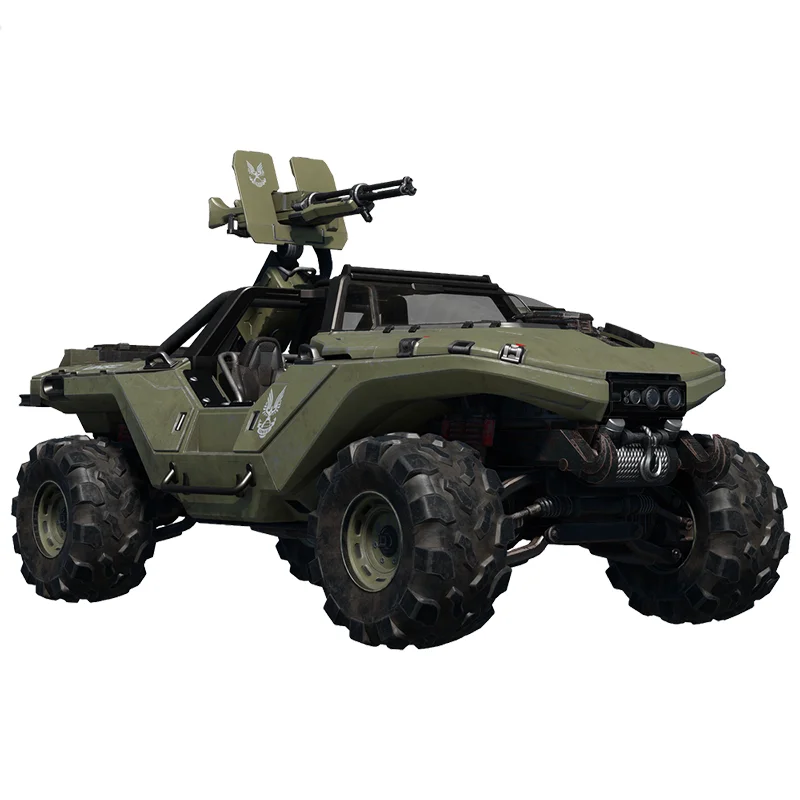 Фото 357 деталей MOC M12B Warthog LRV, модель из серии Halo, конструктор, игрушка, идея для рождественского подарка, подарок на день рождения. №4