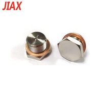 jiax car accessories universal o2 oxygen sensor plug boss bung m18 x 1 5 thread bung with gasket