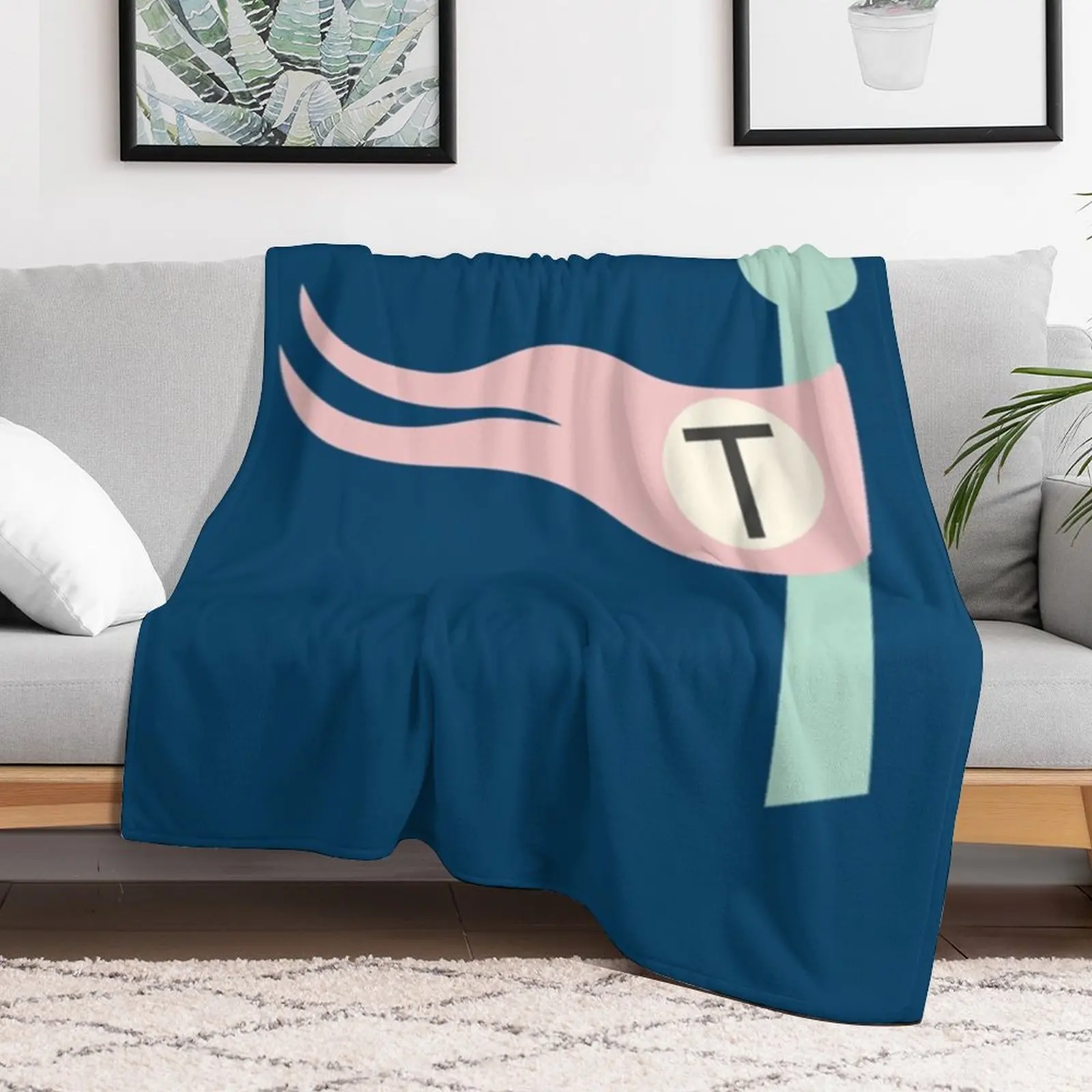 Фото Плед Tenenbaum Flag Throw Blanket Polar для дивана-кровати, пушистый, утяжеленный, тонкий. №5