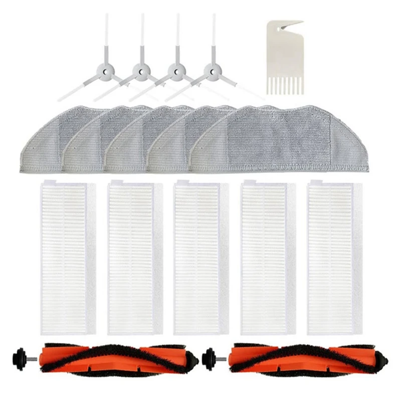 

For Mijia G1 Sweeping Robot Accessories MJSTG1 Main Brush Side Brush Hepa Filter Mop Cloth Vacuum Cleaner Parts