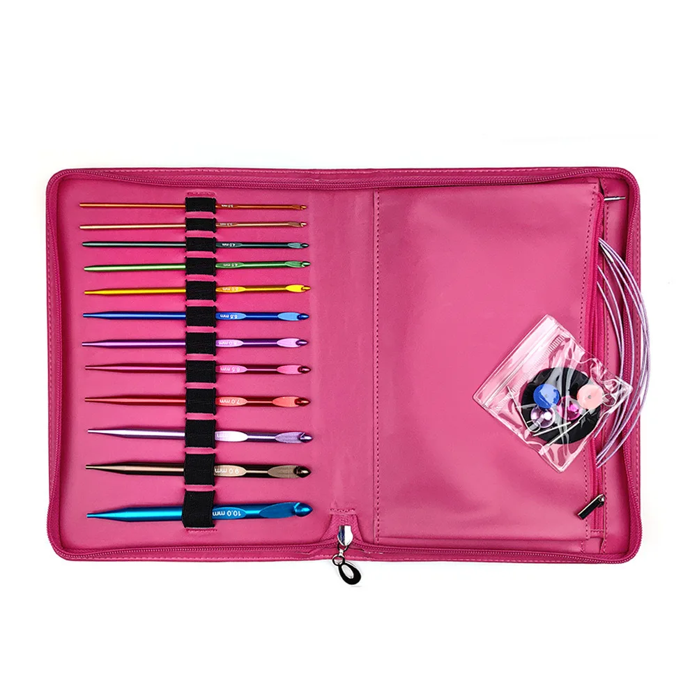 12 шт. сменные афганские тунисские крючки для вязания крючком круглая игла