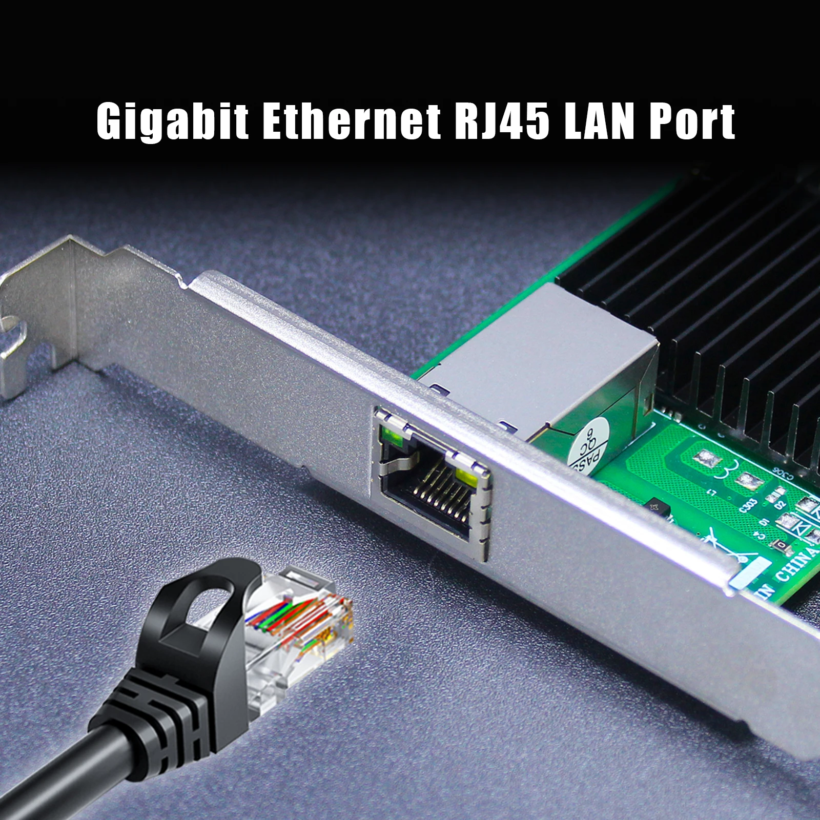 Фото Сетевая карта PoE+ с функцией AVB/TSN, портом локальной сети Gigabit Ethernet RJ45, интерфейс PCIE 2.1 X1 №3