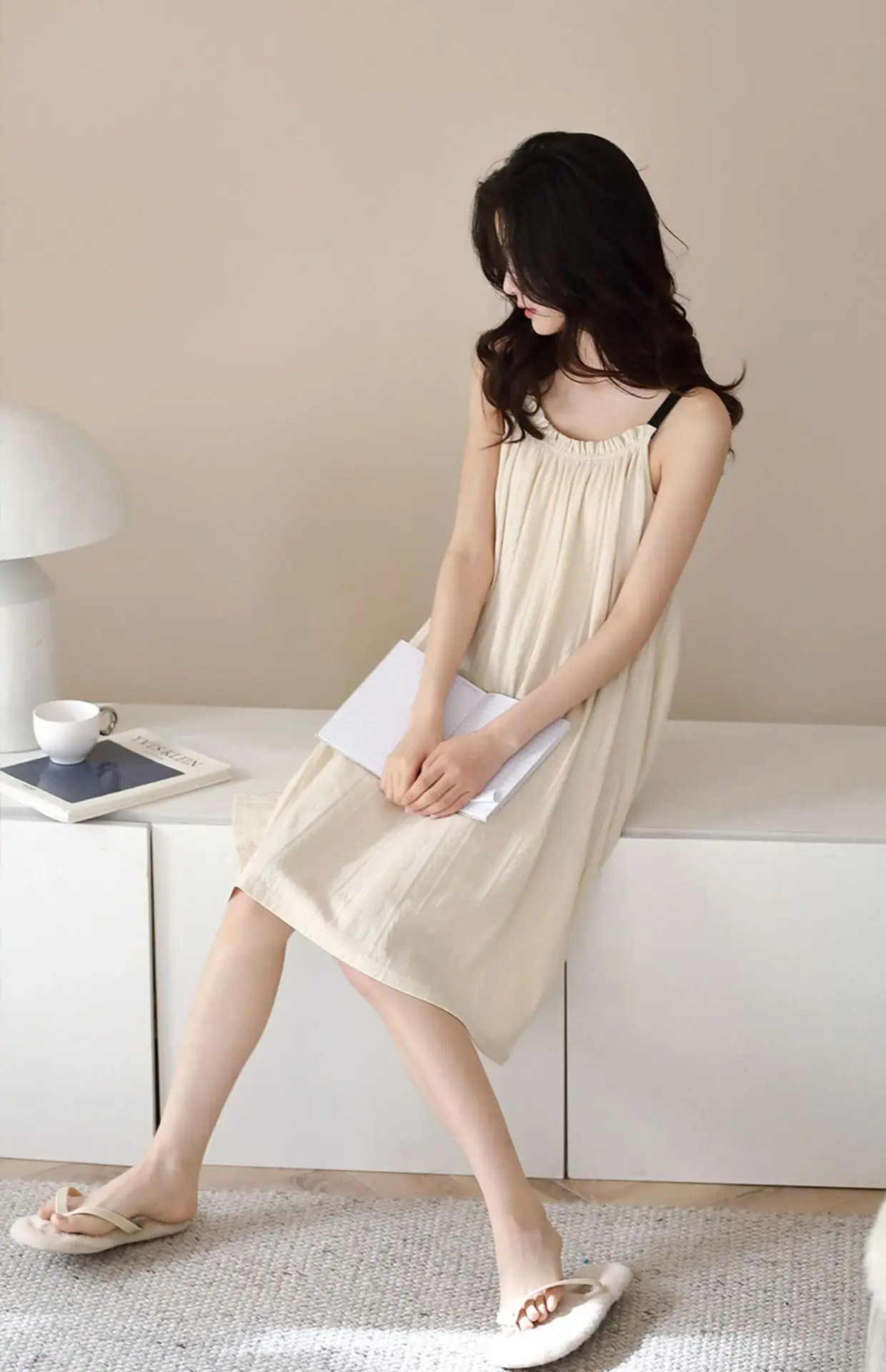 Slip Nightdress Pure Desire Style Summer New Simple Cotton Vest Skirt