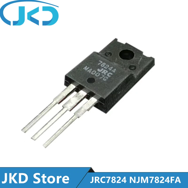 

10PCS New original imported Japan JRC7824A NJM7824FA +24V three-terminal voltage regulator tube TO-220F