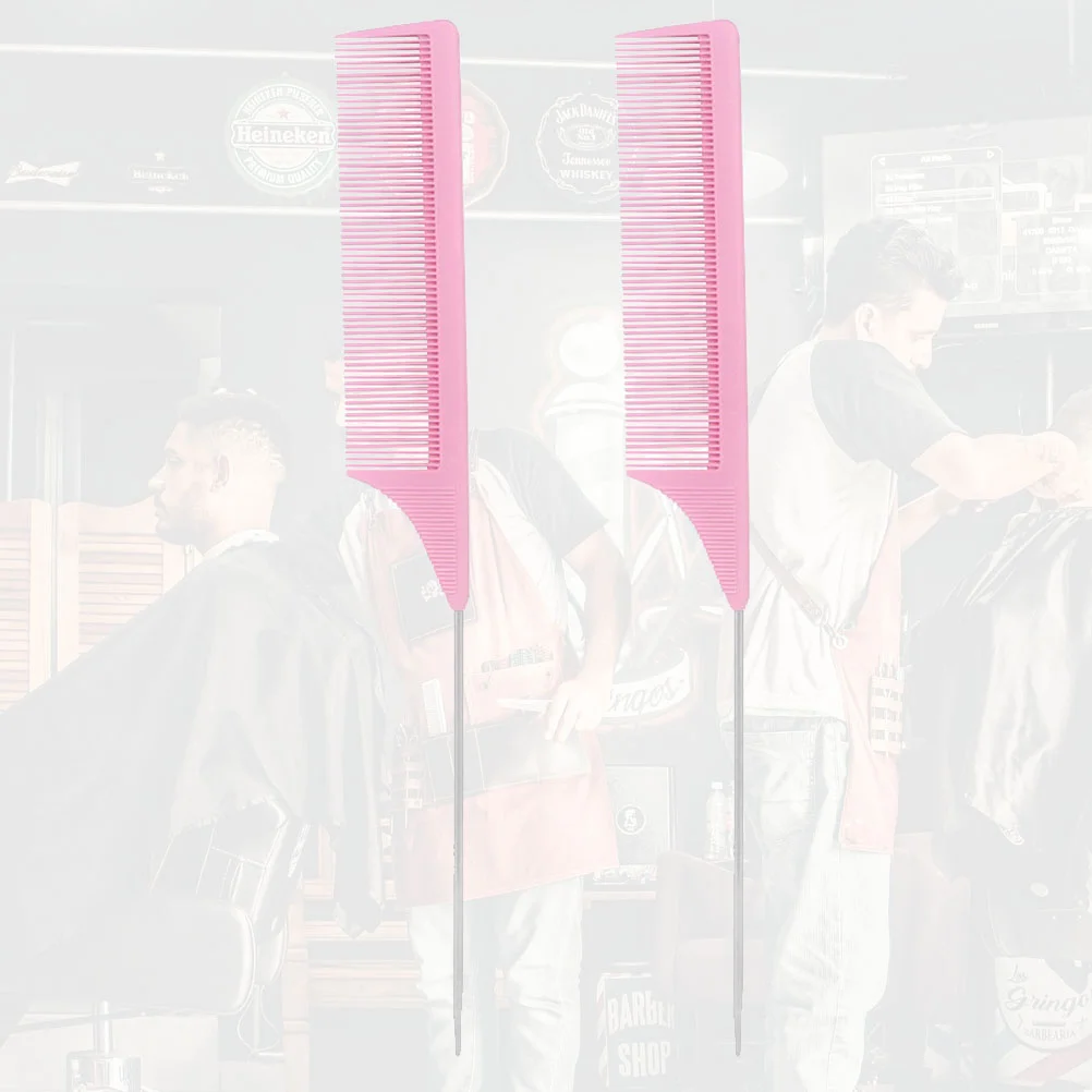

Comb Hair Tail Combs Rat Detangle Braid Lift Hairdressing Pintail Set Weaving Brush Foiling Cutting Professional Teasing Root