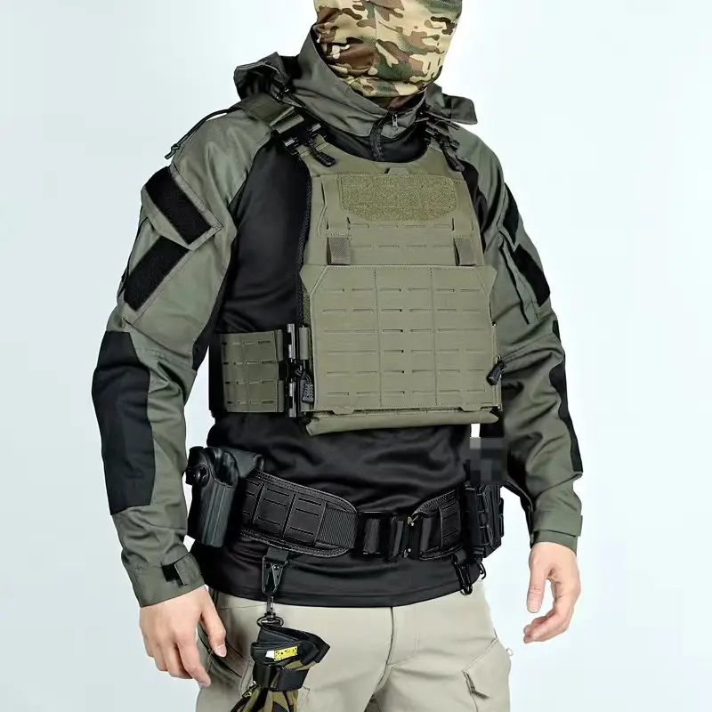 

Tactical Shirt Men Long Sleeve Airsoft Camo Frog Suit Military Detachable Hooded Quick-dry CS Paintball T-Shirt SWAT Spring Fall