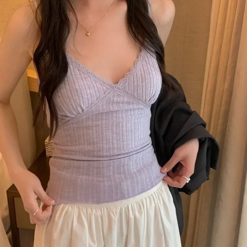 Женский кружевной топ с глубоким V-образным вырезом и открытой спиной