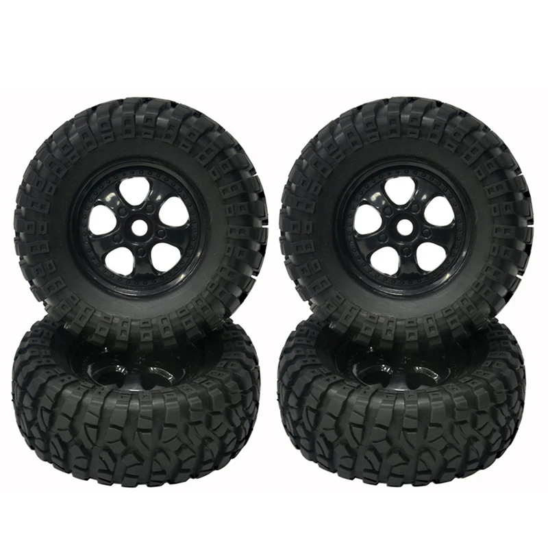 

4Pcs Rubber Tires Tyre Wheel For HBX HAIBOXING 901 901A 903 903A 905 905A 1/12 RC Car Upgrades Parts Spare Accessories