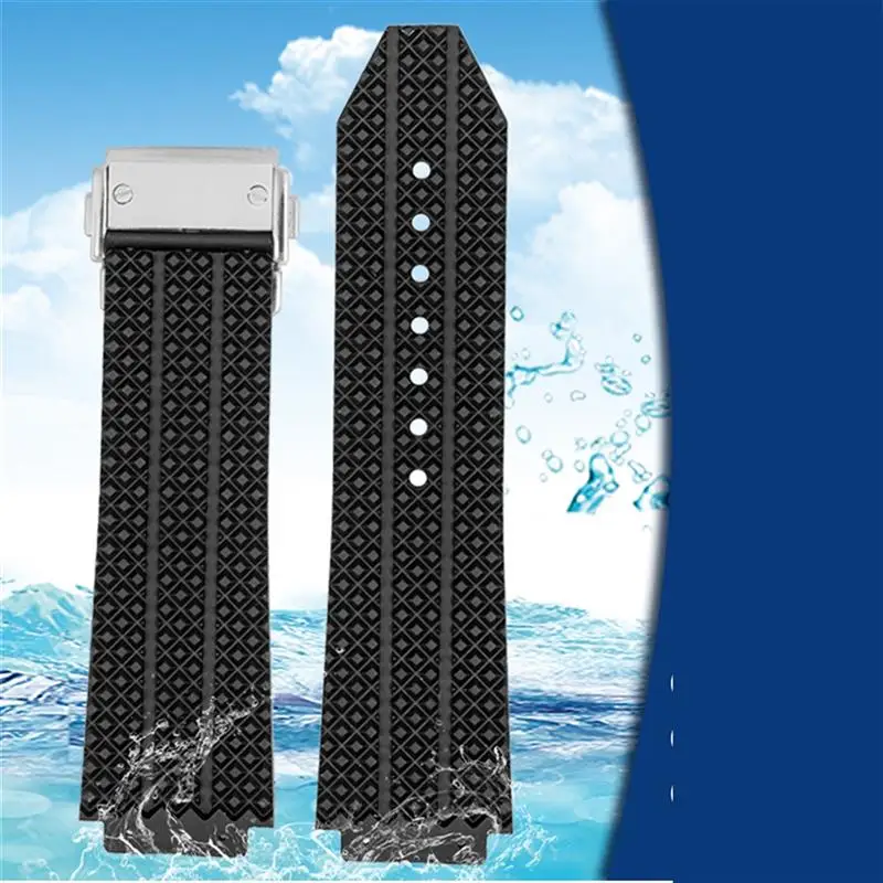 Силиконовый ремешок NFR для часов HUBLOT BIG BANG 26 мм * 19 25 17 водонепроницаемый резиновый