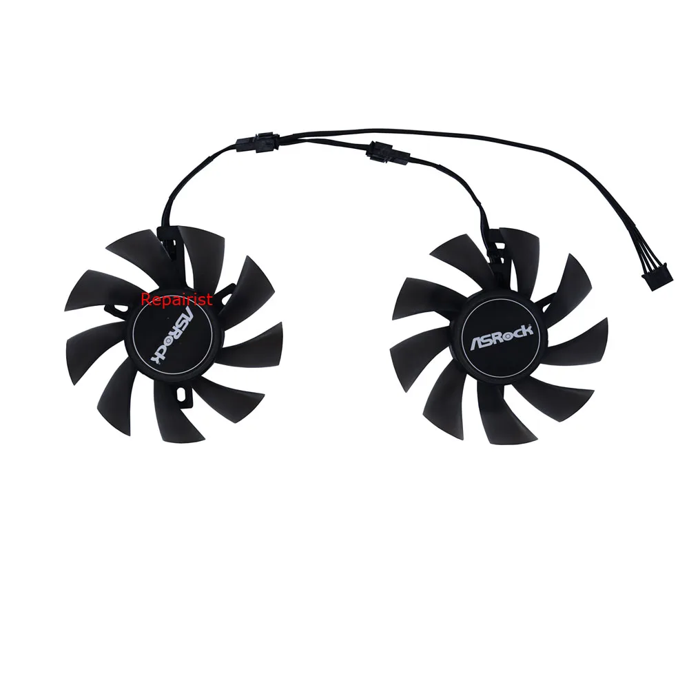 Вентилятор для видеокарты охладитель VGA GPU 2 шт./комплект T128015SU KUROUTOSHIKOU GTX1070 OC Short KFA2