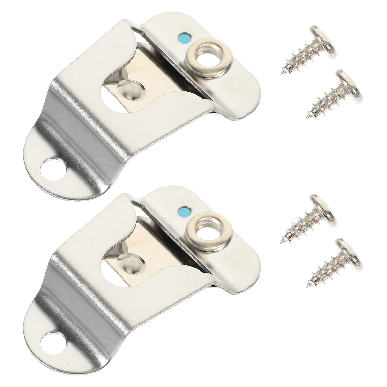 

2 Sets Microphone Clip Hook Two Way Radio Hanging Up Cb Holder Accessories Metal Ham Hanger Mount