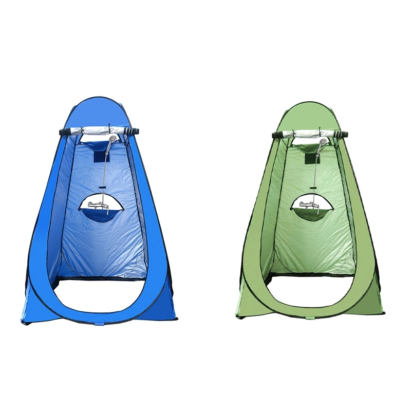 

Портативная туристическая палатка с 3 окнами, простой чехол для душа, раздевалки, мобильного туалета