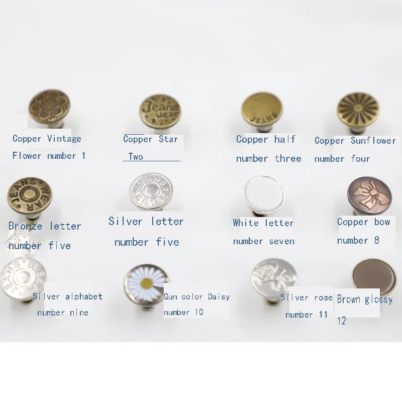 Многофункциональная съемная регулируемая поясная кнопка с надписью