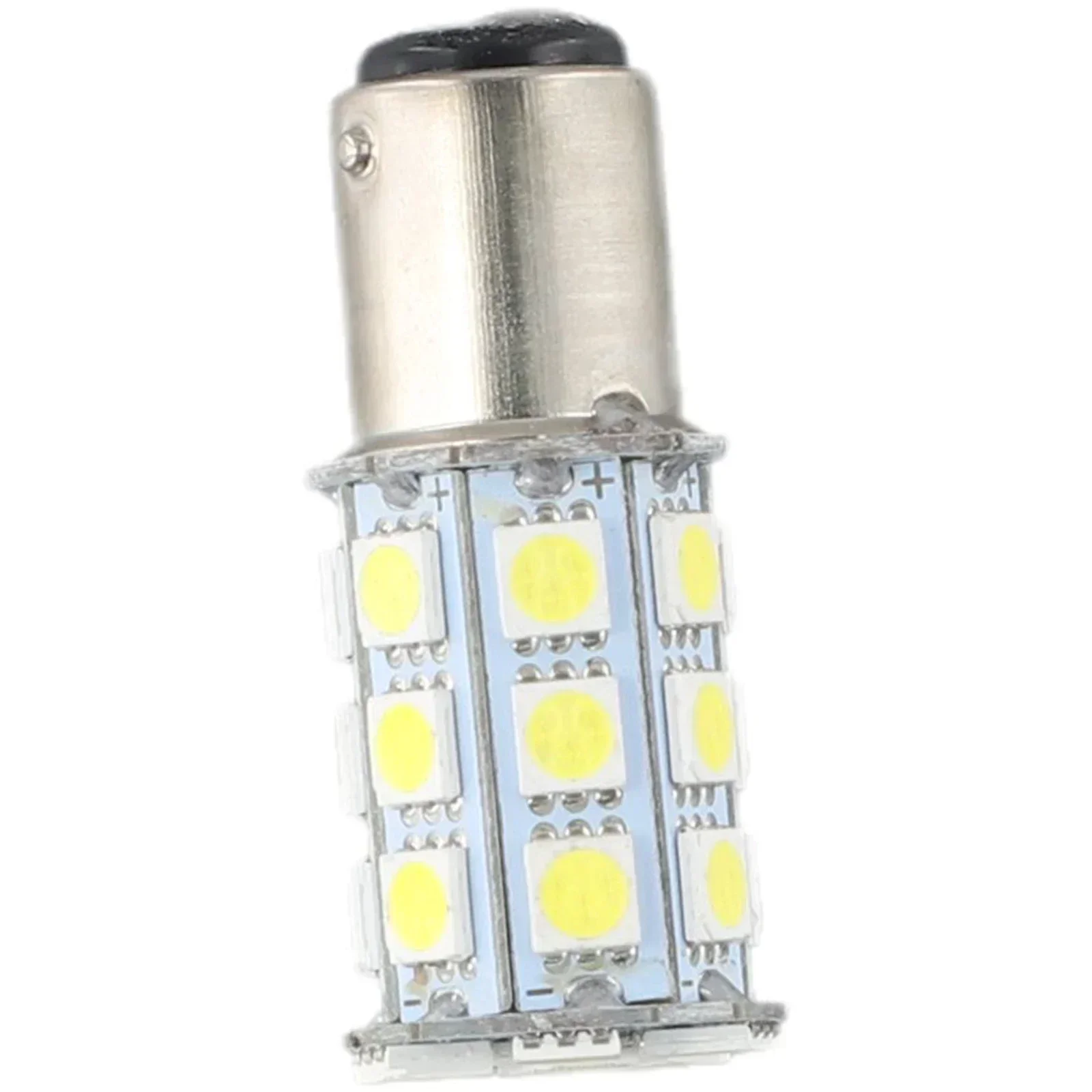 Запчасти LED Белый 1 шт. 27-SMD BA15D 6000K 1004 1076 1142 Внутренние фонари для лодки Лампы