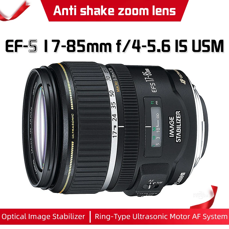 

EF-S 17-85mm f/4-5.6 IS USM Lens for Canon EOS 80D 70D 77D 800D 750D 760D 200D 1300D 1500D 4000D 3000D Anti shake zoom lens