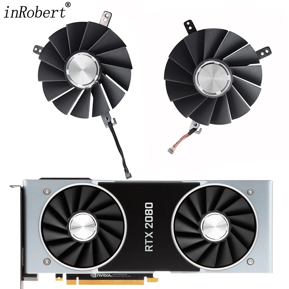 

85mm DAPA0815B2UP001 DAPA0815B2UP004 Graphics Card Fan For NVIDIA GeForce RTX2080 2080 Ti Founders Edition Video Card Fans