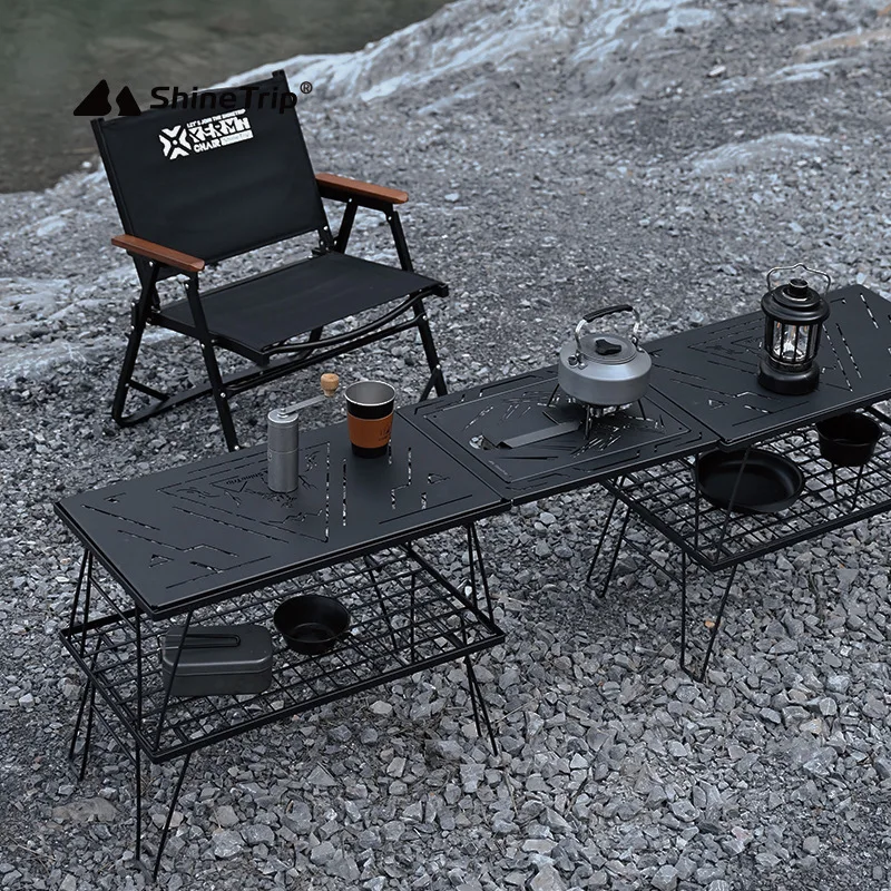 

Mountain Fun Outdoor Camping Picnic Table Board Folding Desktop Shelf Tier Multifunctional Utensil Holder Mainland China