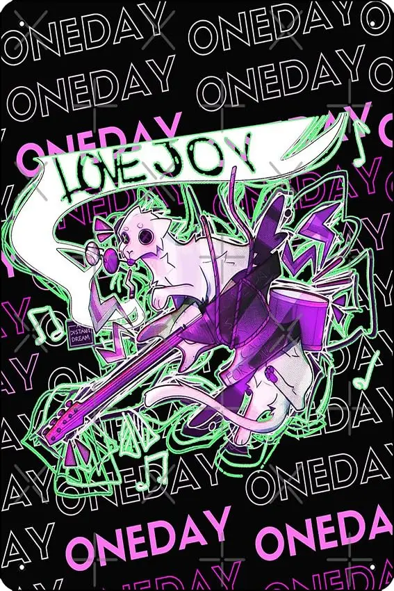 Постер lovejoy band-lovejoy-наклейка lovejoy-постер футболки Забавный металлический жестяной