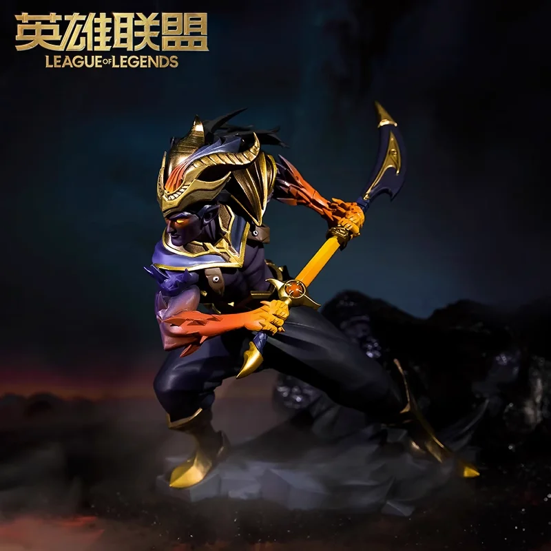 Лига Легенд LOL Nightbringer Yasuo средняя скульптура Аниме Фигурки игрушки наружная игра коллекционные предметы экшн-модель детские подарки Лига Легенд LOL Nightbringer Yasuo средняя скульптура Аниме Фигурки игрушки наружная игра коллекционные предметы экшн-модель детские подарки