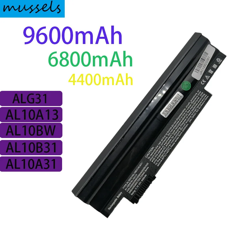

mussels Battery D255 for Acer Aspire One D270 D260 522 722 AOD255 AOD257 AOD260 D255E D257 D257E E100 AL10A31 al10b31