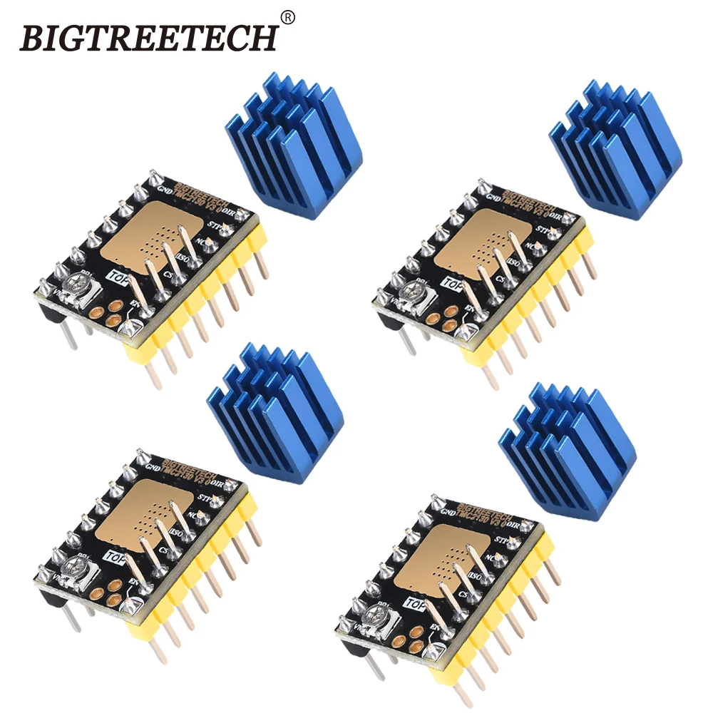 

BIGTREETECH TMC2130 V3.0 SPI Silent Steeper Motor Driver 3D Printer Parts For SKR V1.4 MKS GEN L Board VS TMC2209 TMC2208UART