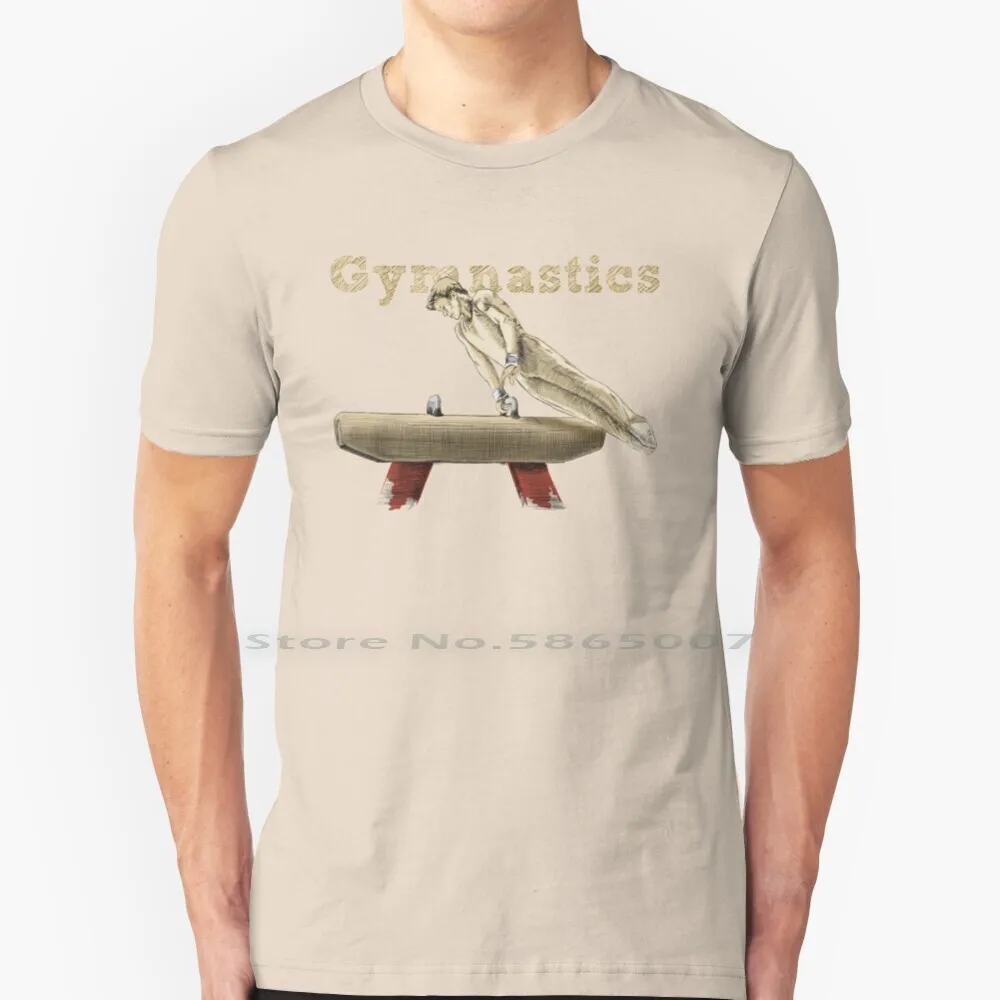 

Гимнастическая футболка из 100% хлопка Ginnastica, гимнастика, Bensving Pausch, лошадь, шашашадь, Darons, гимнастика, спорт, гимнастика