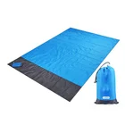 2 х2, 1 м, водонепроницаемое карманное пляжное одеяло, складной коврик для кемпинга, матрас, портативный легкий коврик, уличный коврик для пикника, песочные пляжные кровати