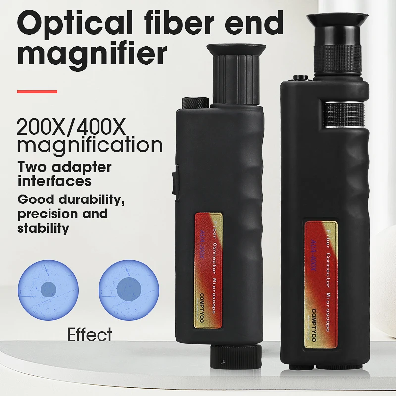 Fiber Optical Inspection Microscope LED Illumination Anti Slip Rubber AUA-200X AUA-400X