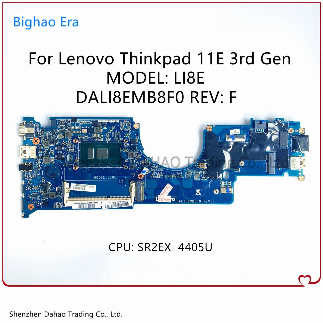     Lenovo Thinkpad 11E,   3-  Thinkpad 11E DALI8EMB8F0 01AV956   Intel 4405U DDR3L 100%,  
