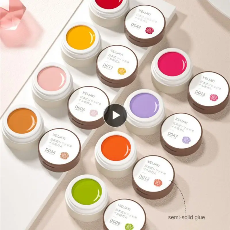 

Diy Creamy Texture Nail Gel Paint Gel Nail Glue Mud Gel Solid Nail Polish Manicure Varnishes