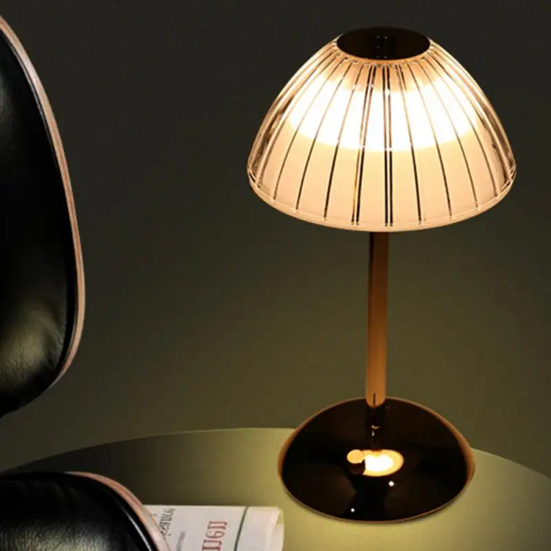 

1pc Crystal Table Lamp Touch Remote Control Acrylic Decoration Rechargeable Bedside Lamp LED Night Light Room Lights Accessories