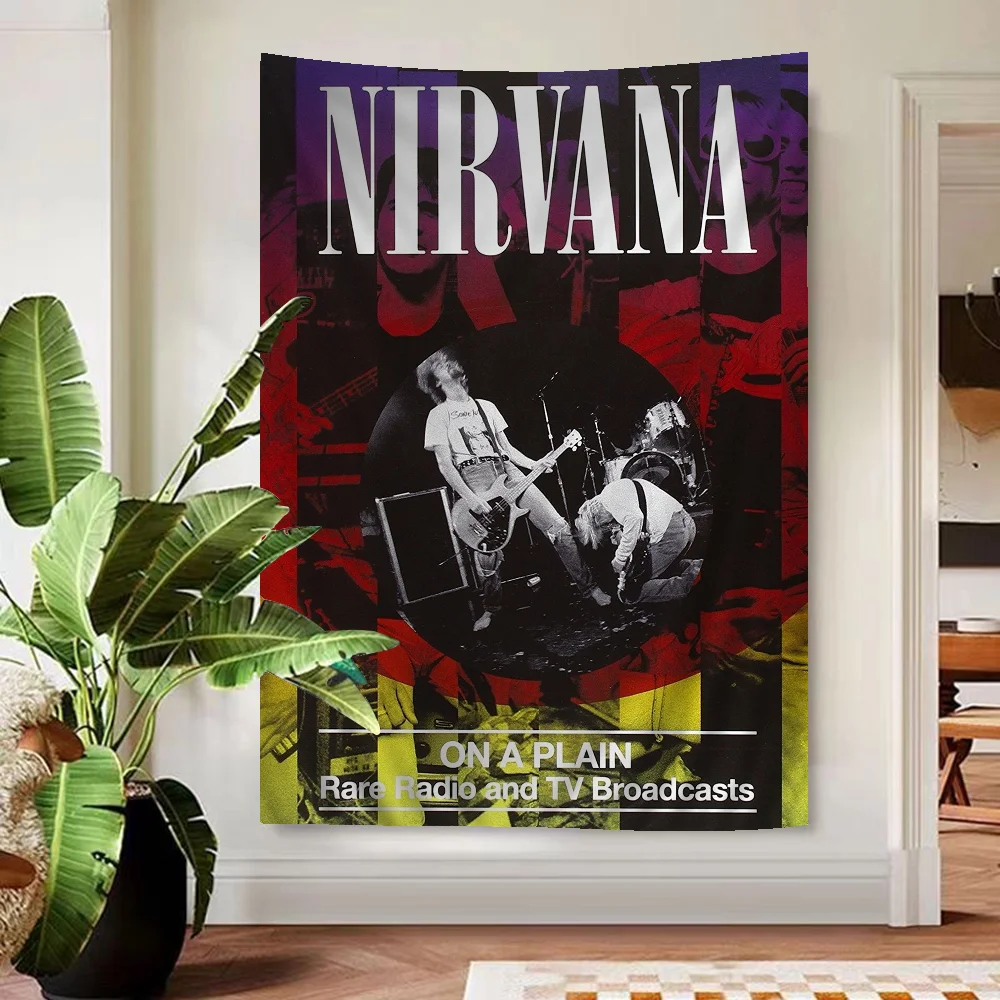N-Nirvana Tapestry Art Printing Science Fiction Room Home Decor Wall
