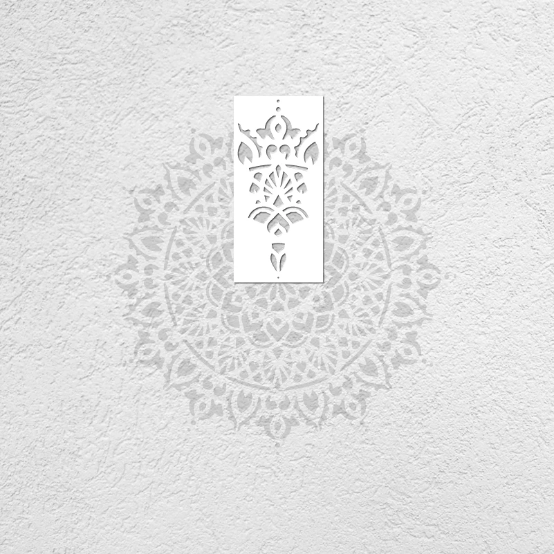 

Пластиковый трафарет для рисования мандалы S152